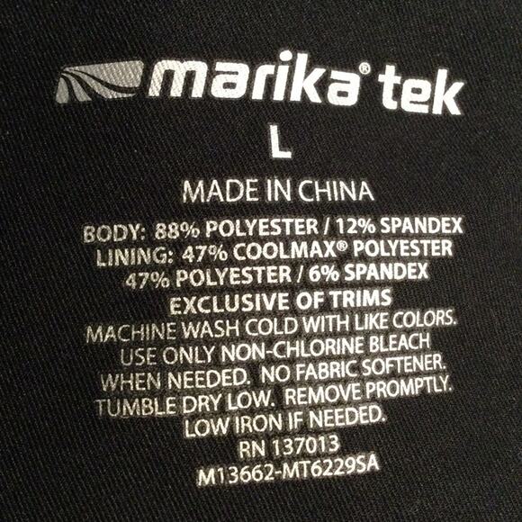 Marika Tek Skort Gray and Black L - Picture 2 of 6